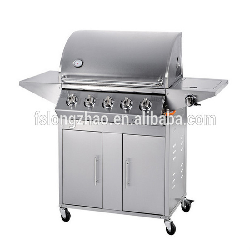 5 dóirí cruach dhosmálta gás beefmaster lasmuigh bbq grill