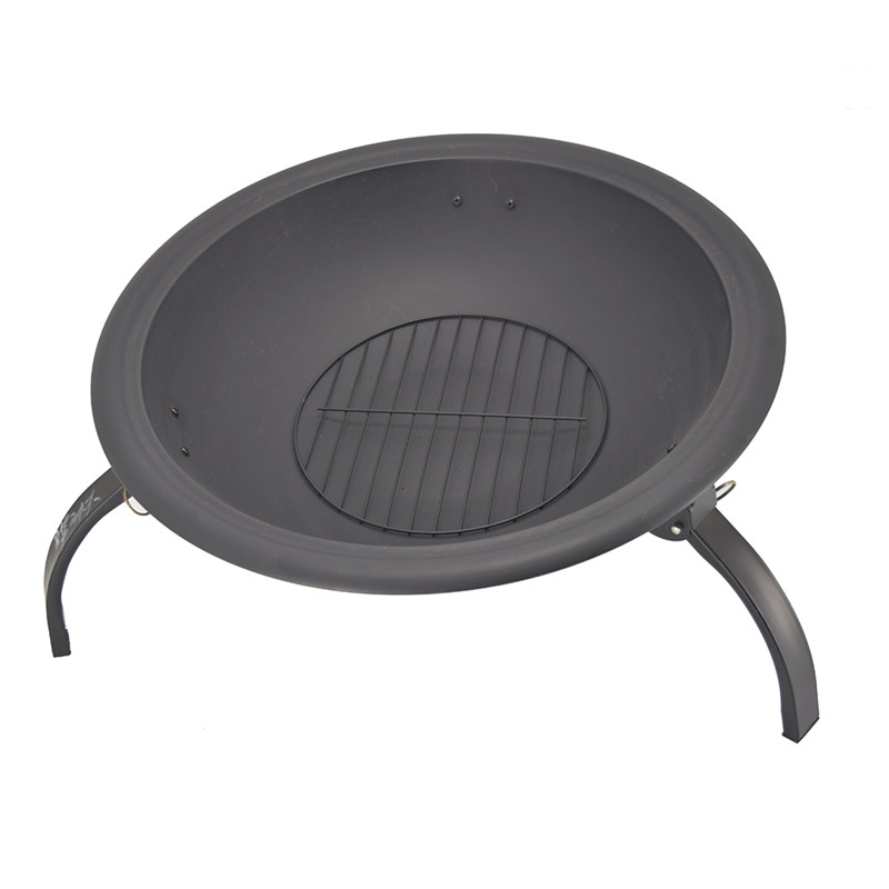 Ploc dóiteáin bbq cúlchiste folding iarann ​​teilgthe ar phraghas íseal 21.5inch